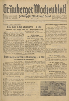 Grünberger Wochenblatt: Zeitung für Stadt und Land, No. 35. (11. Februar 1935)