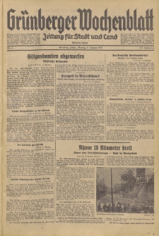 Grünberger Wochenblatt: Zeitung für Stadt und Land, No. 4. (6. Januar 1936)