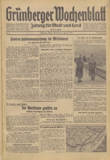 Grünberger Wochenblatt: Zeitung für Stadt und Land, No. 7. (9. Januar 1936)
