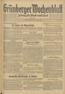 Grünberger Wochenblatt: Zeitung für Stadt und Land, No. 53. (4. März 1935)