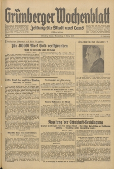 Grünberger Wochenblatt: Zeitung für Stadt und Land, No. 56. (7. März 1935)