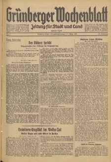 Grünberger Wochenblatt: Zeitung für Stadt und Land, No. 57. (7./8. März 1936)