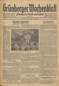 Grünberger Wochenblatt: Zeitung für Stadt und Land, No. 47. (25. Februar 1936)
