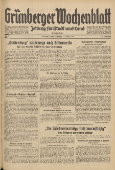 Grünberger Wochenblatt: Zeitung für Stadt und Land, No. 77. (31. März 1936)