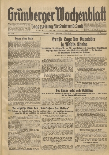 Grünberger Wochenblatt: Tageszeitung für Stadt und Land, No. 104. (5. Mai 1936)