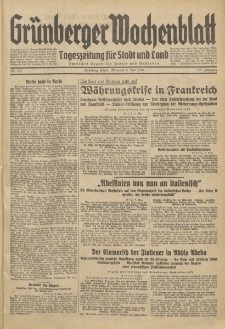 Grünberger Wochenblatt: Tageszeitung für Stadt und Land, No. 105. (6. Mai 1936)