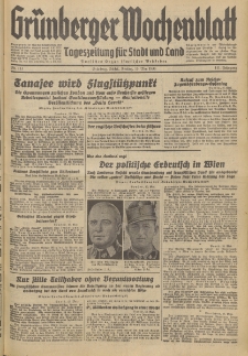 Grünberger Wochenblatt: Tageszeitung für Stadt und Land, No. 113. (15. Mai 1936)