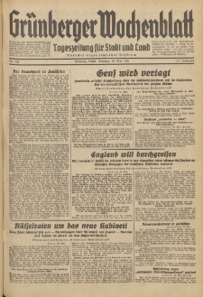 Grünberger Wochenblatt: Tageszeitung für Stadt und Land, No. 121. (26. Mai 1936)