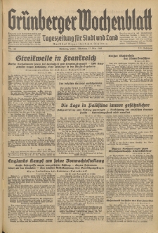 Grünberger Wochenblatt: Tageszeitung für Stadt und Land, No. 122. (27. Mai 1936)