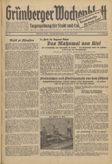 Grünberger Wochenblatt: Tageszeitung für Stadt und Land, No. 125. (30./31. Mai 1936)