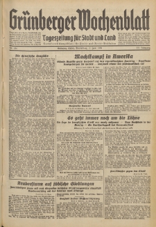 Grünberger Wochenblatt: Tageszeitung für Stadt und Land, No. 134. (11. Juni 1936)