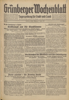 Grünberger Wochenblatt: Tageszeitung für Stadt und Land, No. 139. (17. Juni 1936)