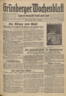 Grünberger Wochenblatt: Tageszeitung für Stadt und Land, No. 153. (3. Juli 1936)