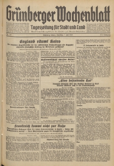Grünberger Wochenblatt: Tageszeitung für Stadt und Land, No. 156. (7. Juli 1936)