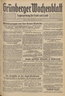 Grünberger Wochenblatt: Tageszeitung für Stadt und Land, No. 170. (23. Juli 1936)