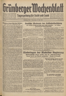 Grünberger Wochenblatt: Tageszeitung für Stadt und Land, No. 176. (30. Juli 1936)