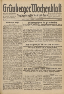 Grünberger Wochenblatt: Tageszeitung für Stadt und Land, No. 218. (17. September 1936)