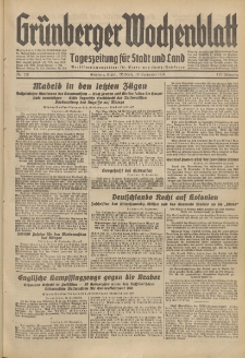 Grünberger Wochenblatt: Tageszeitung für Stadt und Land, No. 229. (30. September 1936)