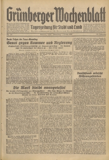 Grünberger Wochenblatt: Tageszeitung für Stadt und Land, No. 230. (1. Oktober 1936)