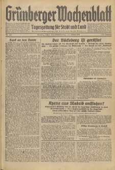 Grünberger Wochenblatt: Tageszeitung für Stadt und Land, No. 232. (3./4. Oktober 1936)