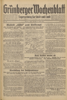 Gr&uuml;nberger Wochenblatt: Tageszeitung f&uuml;r Stadt und Land, No. 234. (6. Oktober 1936)