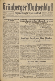 Grünberger Wochenblatt: Tageszeitung für Stadt und Land, No. 242. (15. Oktober 1936)