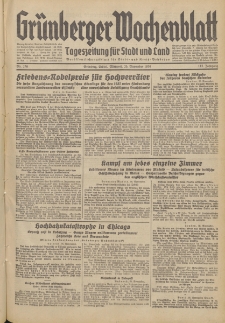 Grünberger Wochenblatt: Tageszeitung für Stadt und Land, No. 276. (25. November 1936)