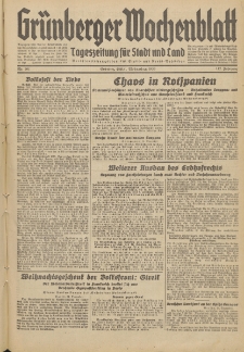 Grünberger Wochenblatt: Tageszeitung für Stadt und Land, No. 301. (24. Dezember 1936)