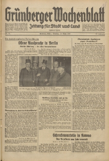 Grünberger Wochenblatt: Zeitung für Stadt und Land, No. 72. (26. März 1935)