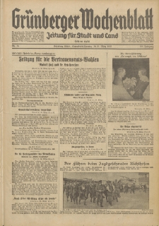 Grünberger Wochenblatt: Zeitung für Stadt und Land, No. 76. (30./31. März 1935)