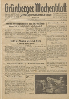 Grünberger Wochenblatt: Zeitung für Stadt und Land, No. 78. (2. April 1935)