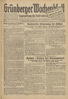 Grünberger Wochenblatt: Tageszeitung für Stadt und Land, No. 13. (16./17. Januar 1937)