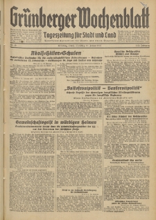 Grünberger Wochenblatt: Tageszeitung für Stadt und Land, No. 15. (19. Januar 1937)