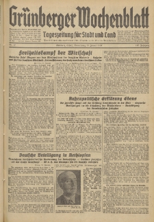 Grünberger Wochenblatt: Tageszeitung für Stadt und Land, No. 17. (21. Januar 1937)