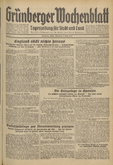 Grünberger Wochenblatt: Tageszeitung für Stadt und Land, No. 52. (3. März 1937)