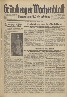 Grünberger Wochenblatt: Tageszeitung für Stadt und Land, No. 60. (12. März 1937)
