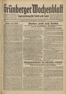 Grünberger Wochenblatt: Tageszeitung für Stadt und Land, No. 61. (13./14. März 1937)