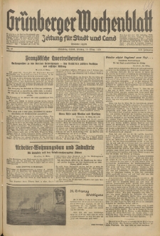 Grünberger Wochenblatt: Zeitung für Stadt und Land, No. 63. (15. März 1935)