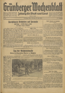 Grünberger Wochenblatt: Zeitung für Stadt und Land, No. 94. (23. April 1935)