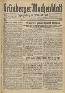 Grünberger Wochenblatt: Tageszeitung für Stadt und Land, No. 71. (25./26. März 1937)