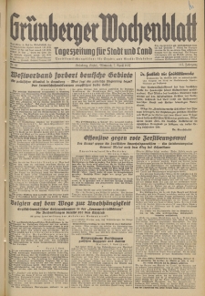 Grünberger Wochenblatt: Tageszeitung für Stadt und Land, No. 80. (7. April 1937)