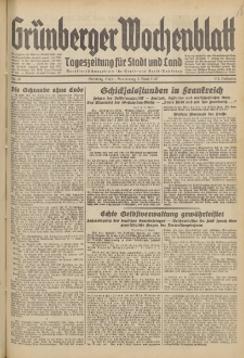 Grünberger Wochenblatt: Tageszeitung für Stadt und Land, No. 81. (8. April 1937)