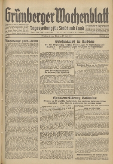 Grünberger Wochenblatt: Tageszeitung für Stadt und Land, No. 85. (13. April 1937)