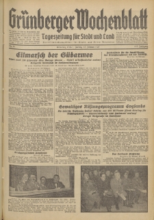 Grünberger Wochenblatt: Tageszeitung für Stadt und Land, No. 36. (12. Februar 1937)