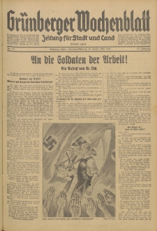 Grünberger Wochenblatt: Zeitung für Stadt und Land, No. 100. (30. April /1. Mai 1935)