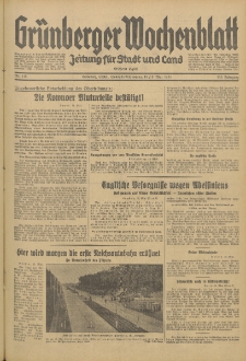Grünberger Wochenblatt: Zeitung für Stadt und Land, No. 115. (18./19. Mai 1935)