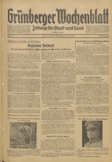 Grünberger Wochenblatt: Zeitung für Stadt und Land, No. 119. (23. Mai 1935)