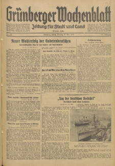 Grünberger Wochenblatt: Zeitung für Stadt und Land, No. 122. (27. Mai 1935)