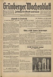 Grünberger Wochenblatt: Zeitung für Stadt und Land, No. 133. (11. Juni 1935)
