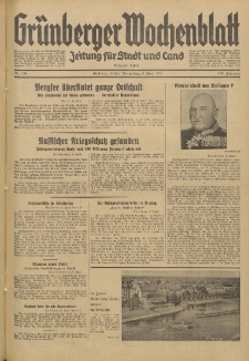 Grünberger Wochenblatt: Zeitung für Stadt und Land, No. 130. (6. Juni 1935)